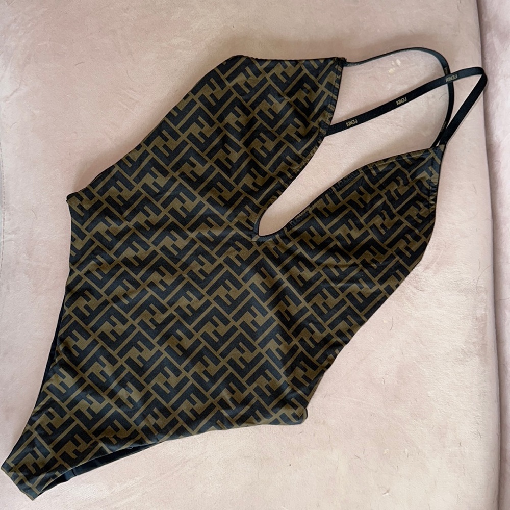 Fendi reversible one piece swimsuit
